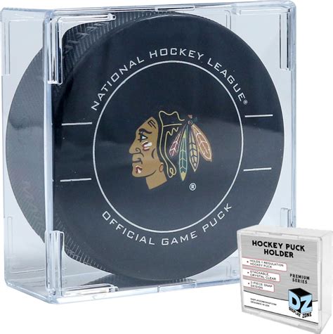 BCW Hockey Puck Display Case Cube Square Holder 6x8 .